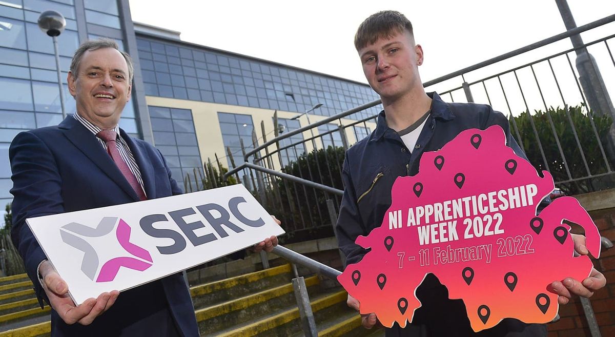 William Greer, Chief Training and Contacts Officer with Bryson Kearney, Level 2 Engineering Apprentice